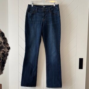 Old Navy Dark Blue Straight Leg Women's Jeans